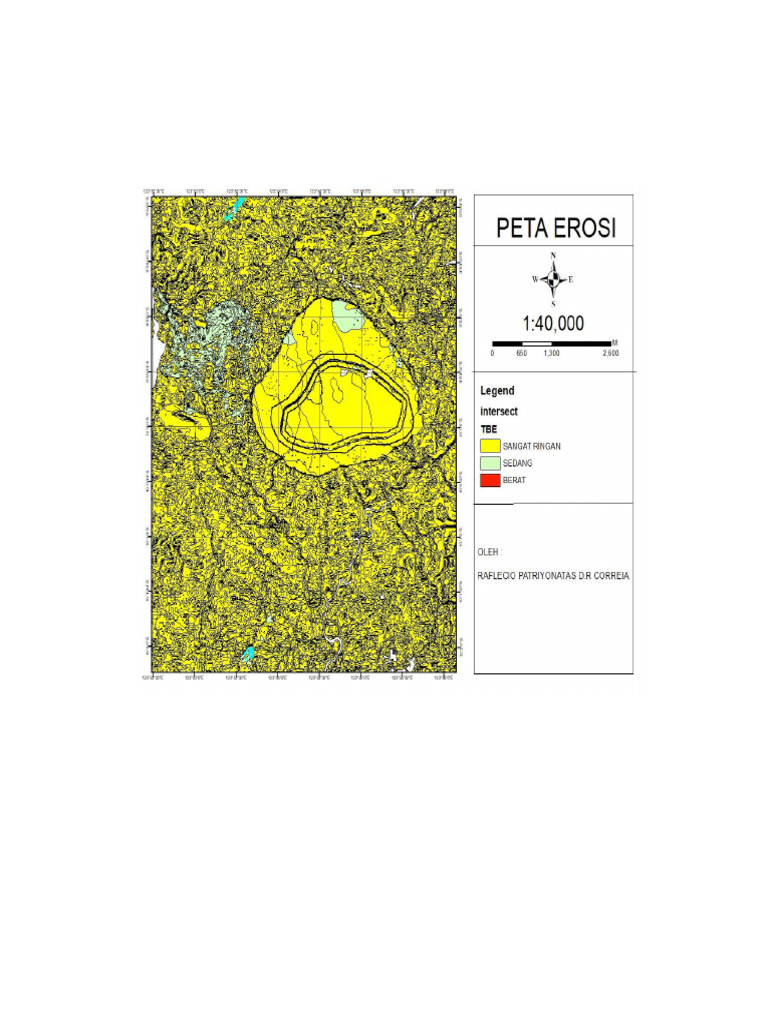 Peta Laju Erosi Metode USLE | PDF