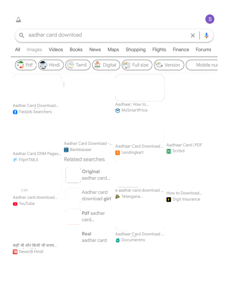 Aadhar Card Download - Google Search | PDF