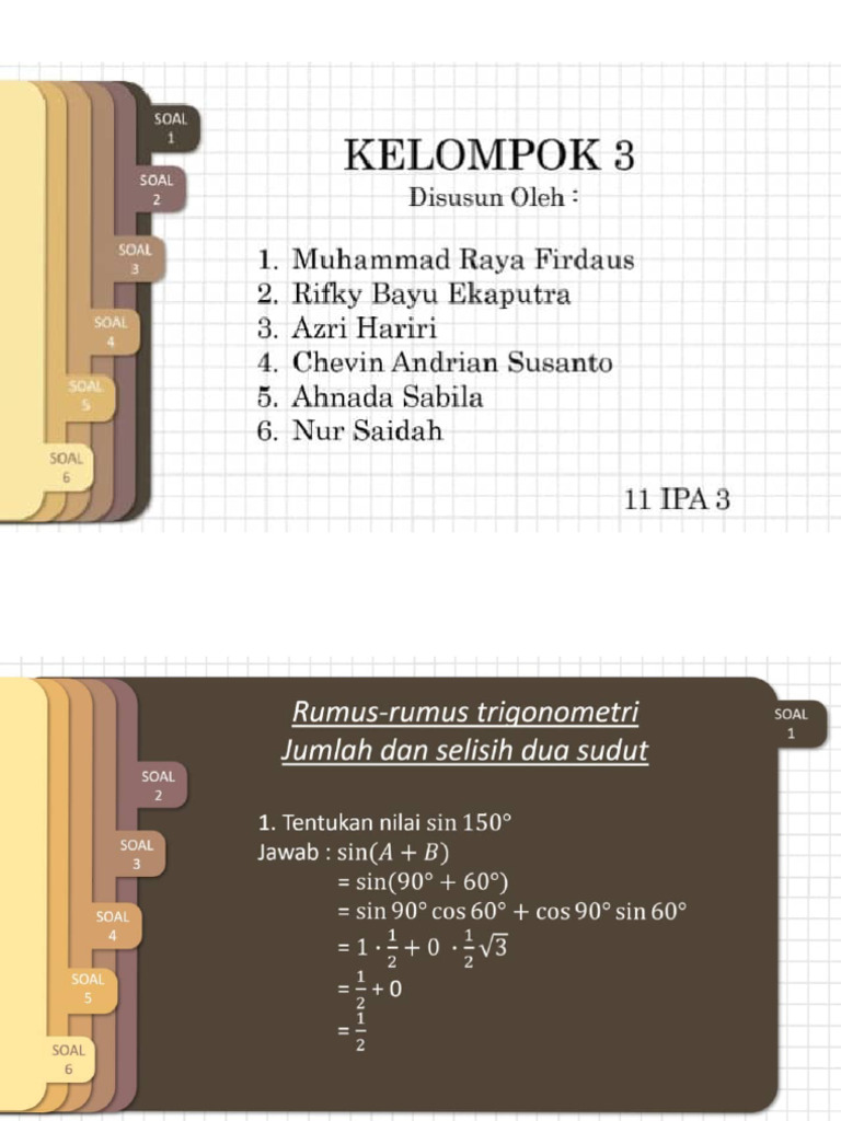 Kelompok 3 Matmin 11 Ipa 3 | PDF