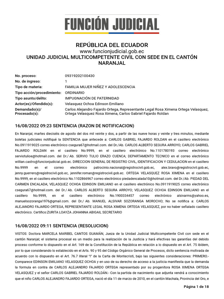 Expel 09319202100430 22952970 06042025 | PDF | Ley procesal | Demanda ...