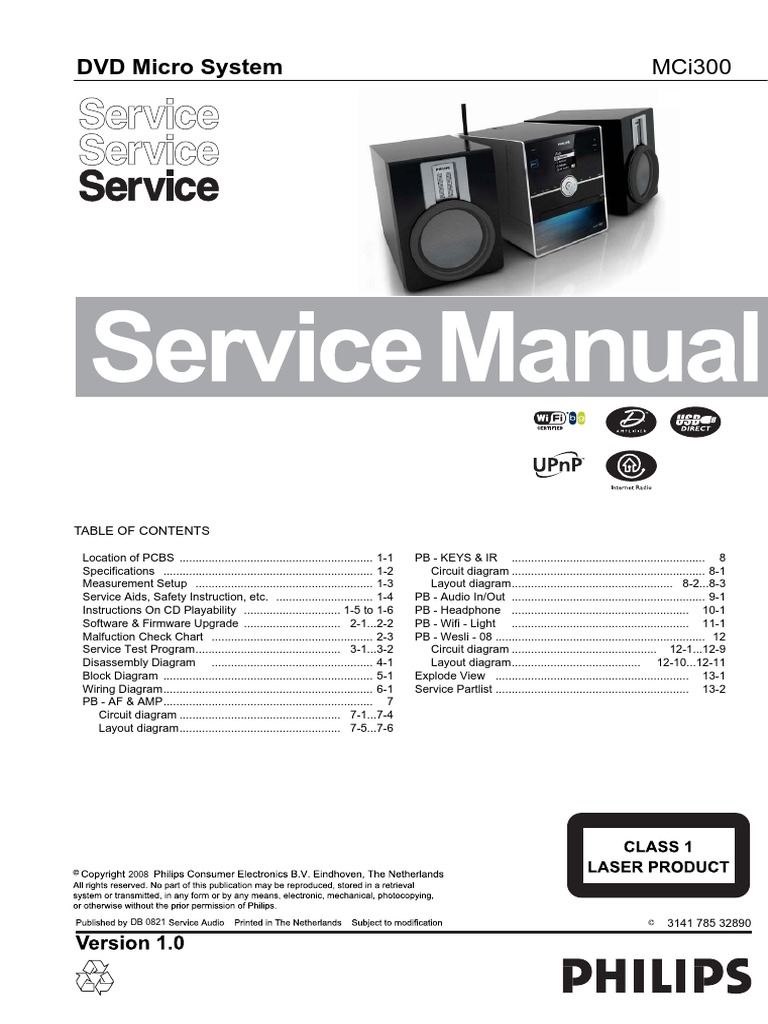 Philips Mci300 | PDF | Electrical Engineering | Information And ...
