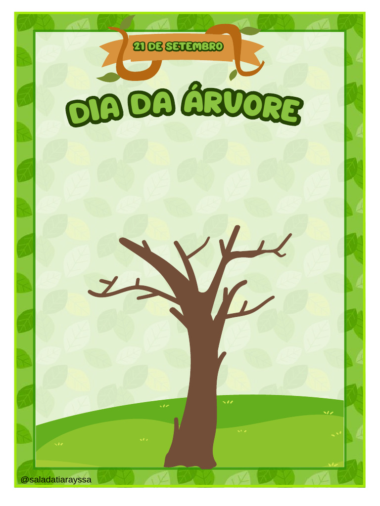 Cartaz Coletivo Dia Da Árvore | PDF