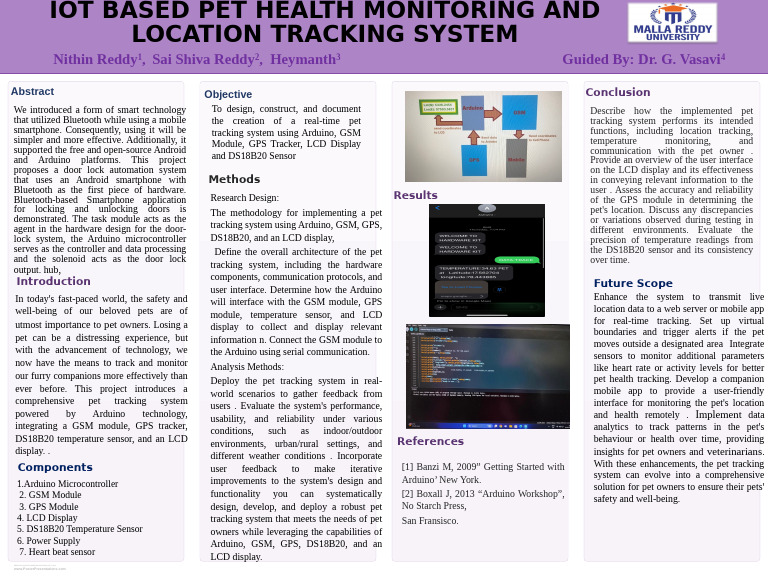 Poster.pdf | PDF | Usability | Arduino