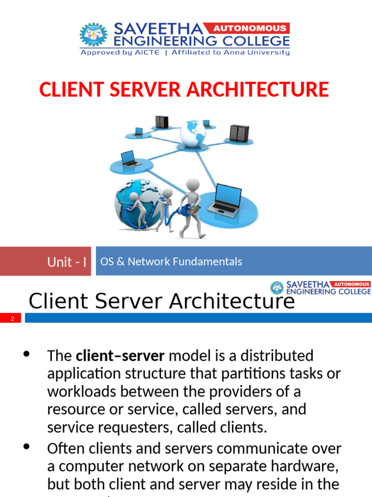 EH 106 Client Server Architecture | PDF | Client–Server Model | World ...