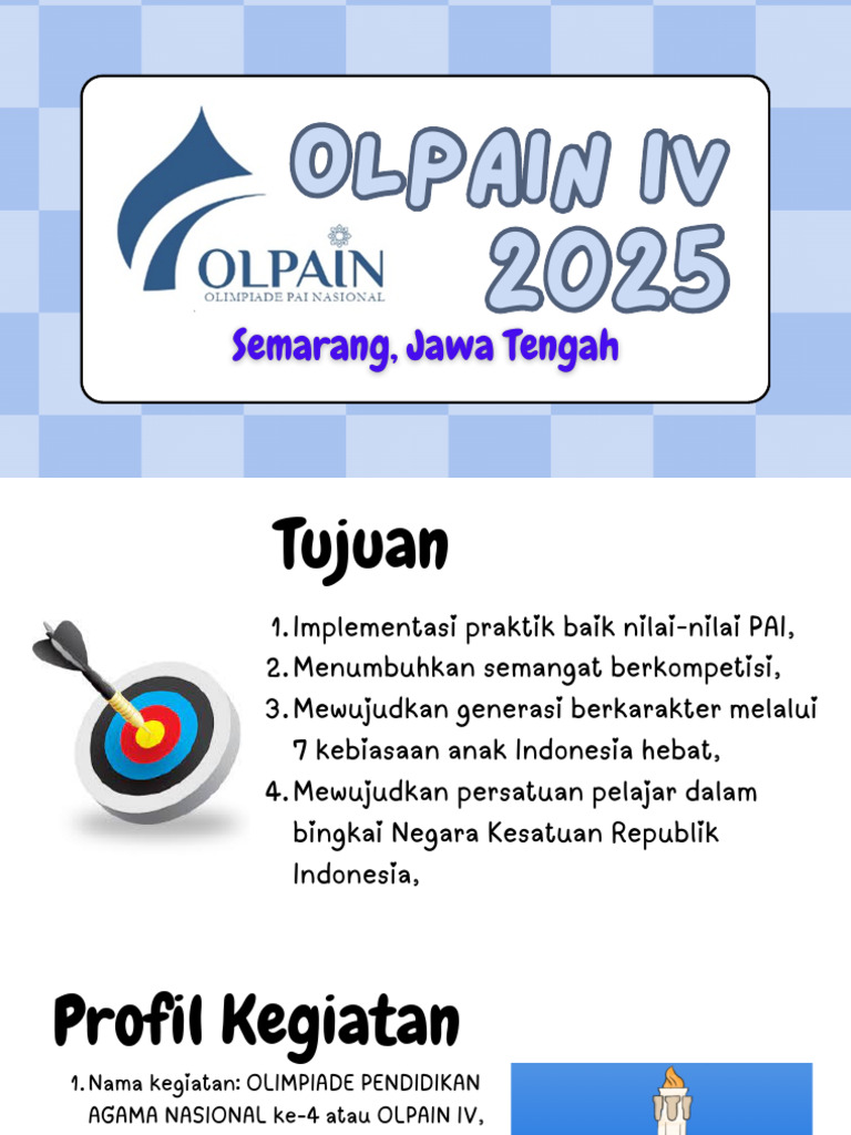Olimpiade PAI IV 2025: Info dan Pendaftaran | PDF