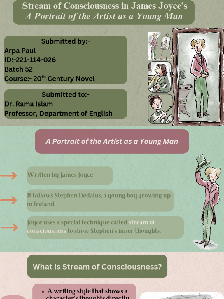 Stream of Consciousness in Joyce's Novel | PDF | A Portrait Of The ...