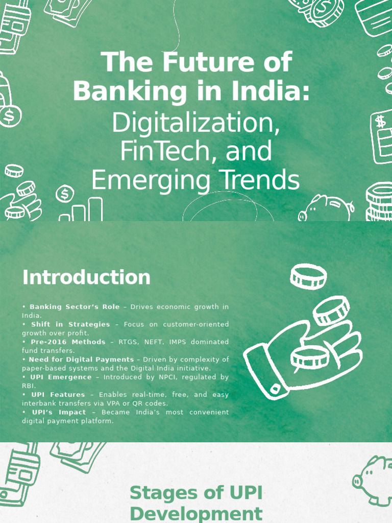 Future of Banking: UPI and Digital Trends | PDF | Financial Technology ...