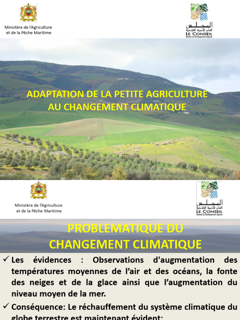 Adaptation de l'Agriculture au Climat | PDF | Agriculture | Changement ...