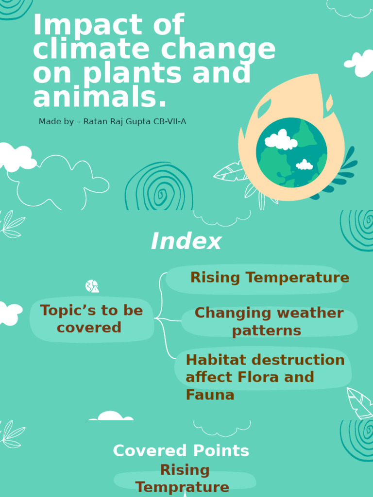 Impact of Climate Change | PDF | Climate Change | Habitat Destruction