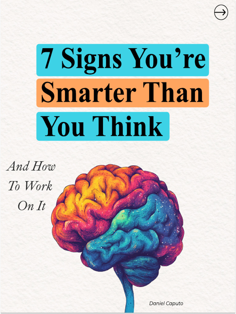 7 Signs You Re Smarter Than You Think PDF