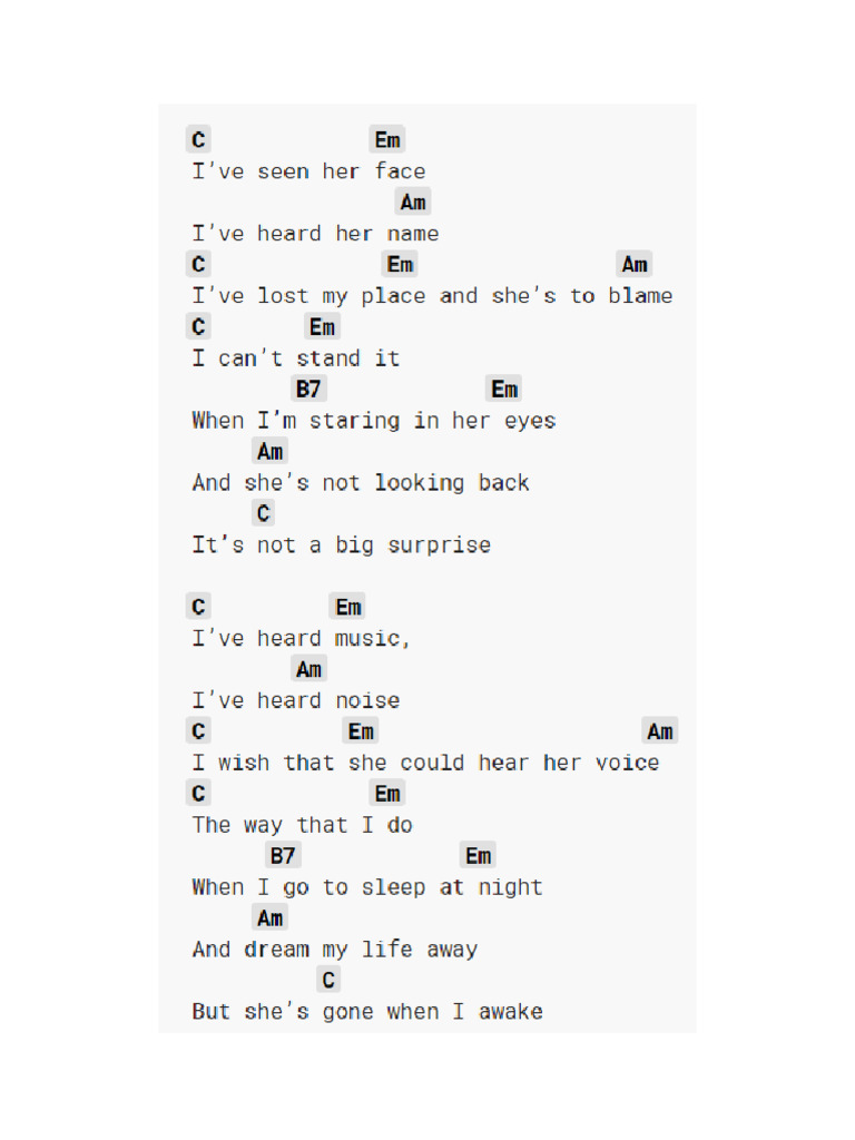 Sami Chords Word | PDF