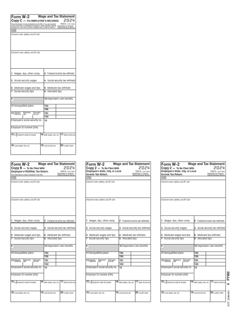 0 XO810 XO80480120240101 W2 Report W2 Report 001 | PDF | Irs Tax Forms ...