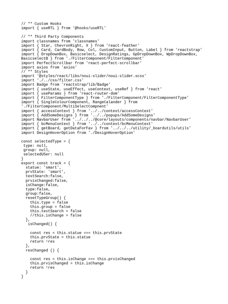 Custom Hooks for Design Filtering | PDF | Software Engineering ...