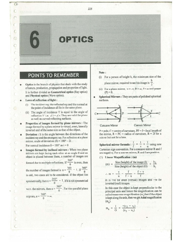 Optics | PDF