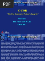 Presents: The Faces of C-COR April 2002