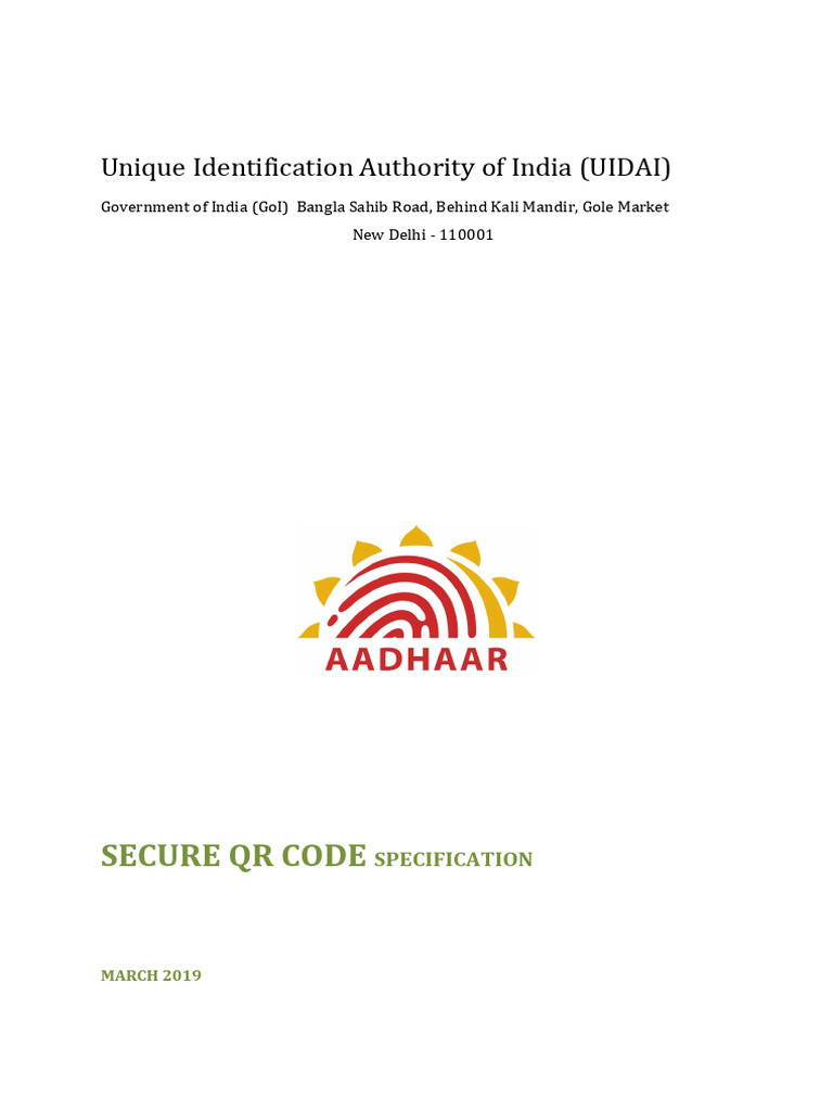 Secure QR Code Specification Guide | PDF | Qr Code | String (Computer ...