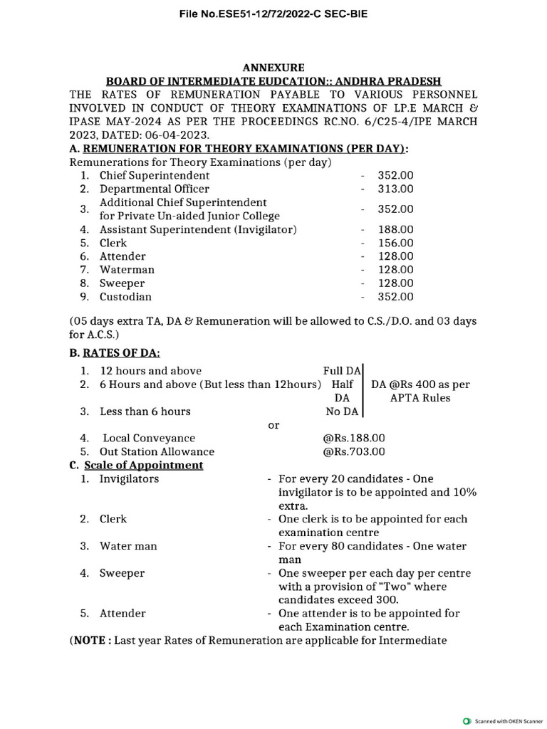 Theory Remuneration - 1 | PDF