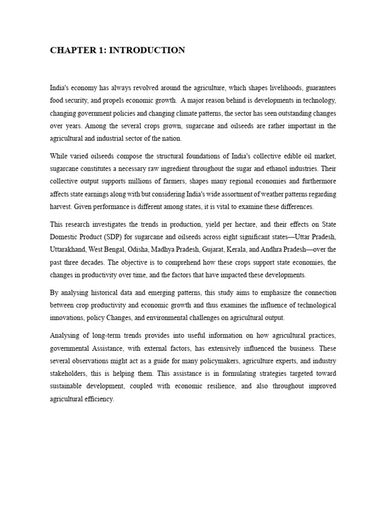 2nd Draft - 782 | PDF | Agriculture | Statistics