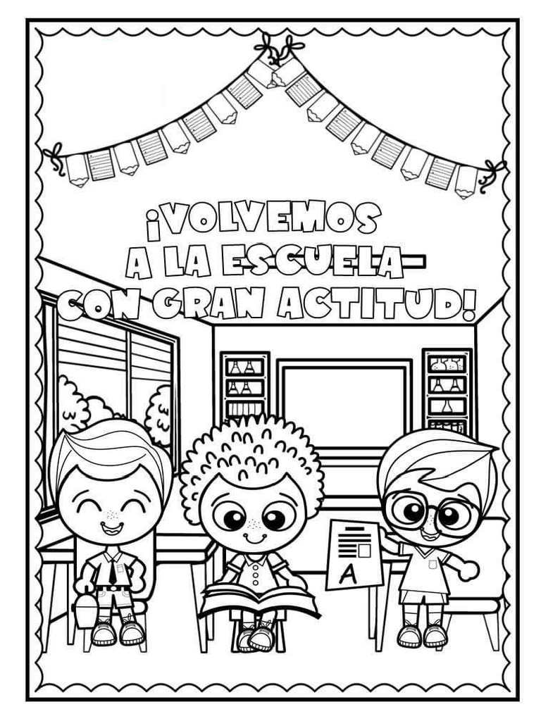 Dibujo de Primer Dia de Clase | PDF