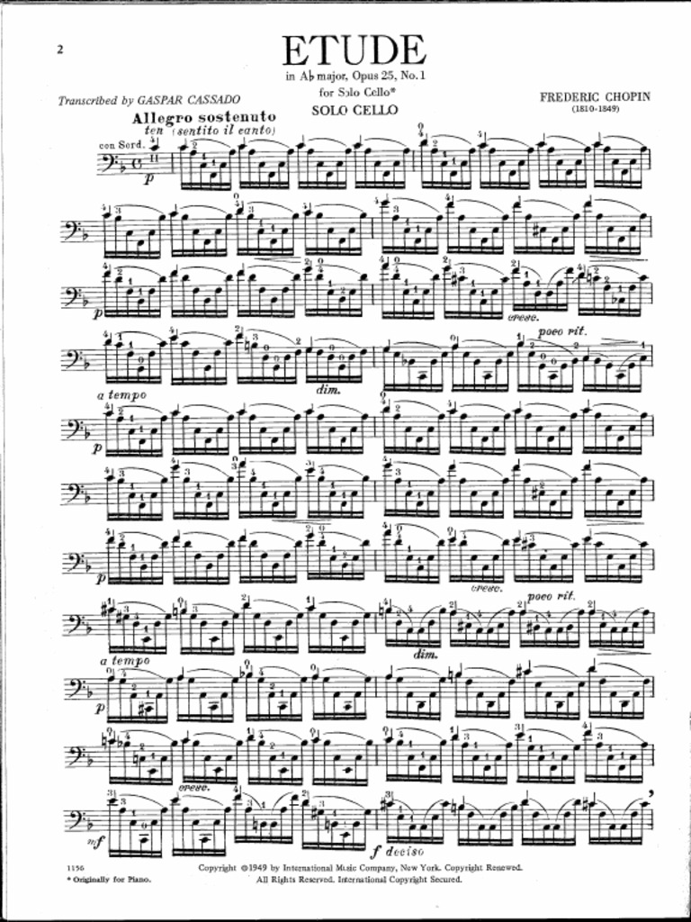 Cassado Chopin Aeolian Harp | PDF