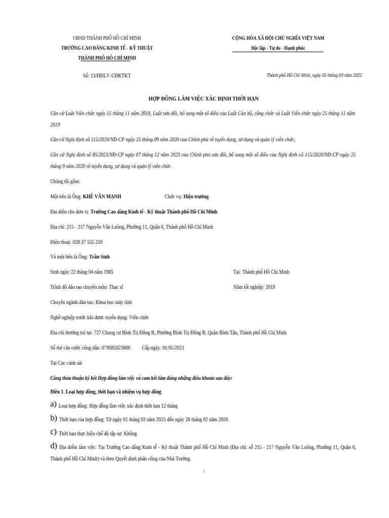 BM - HDLD | PDF