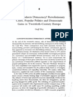 Geoff Eley - What Produces Democracy? Revolutionary Crises, Popular Politics and Democratic Gains in Twentieth Century Europe