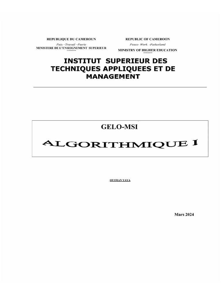 Ue Algorithmiq | PDF