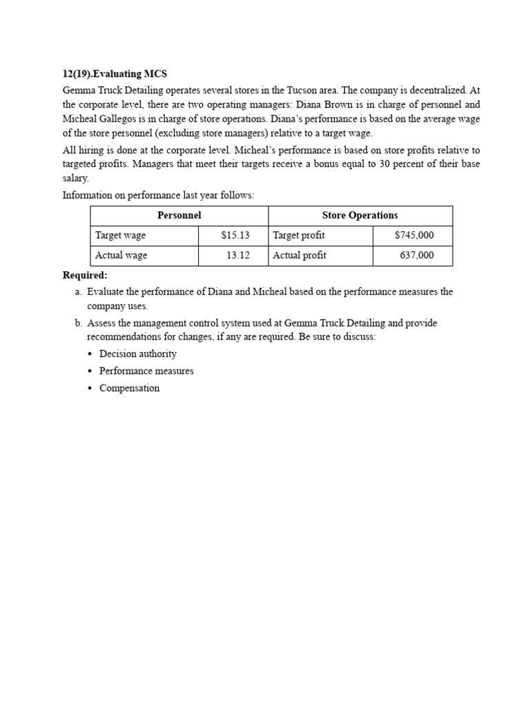 Evaluating MCS (Ma4e 12-19) | PDF