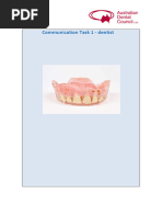 GDC 9 Principles for Dental Interviews | PDF | Dentistry | Informed Consent