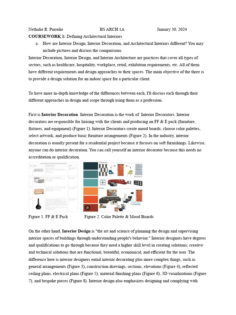Distinguishing Interior Design Practices | PDF | Interior Design | Design