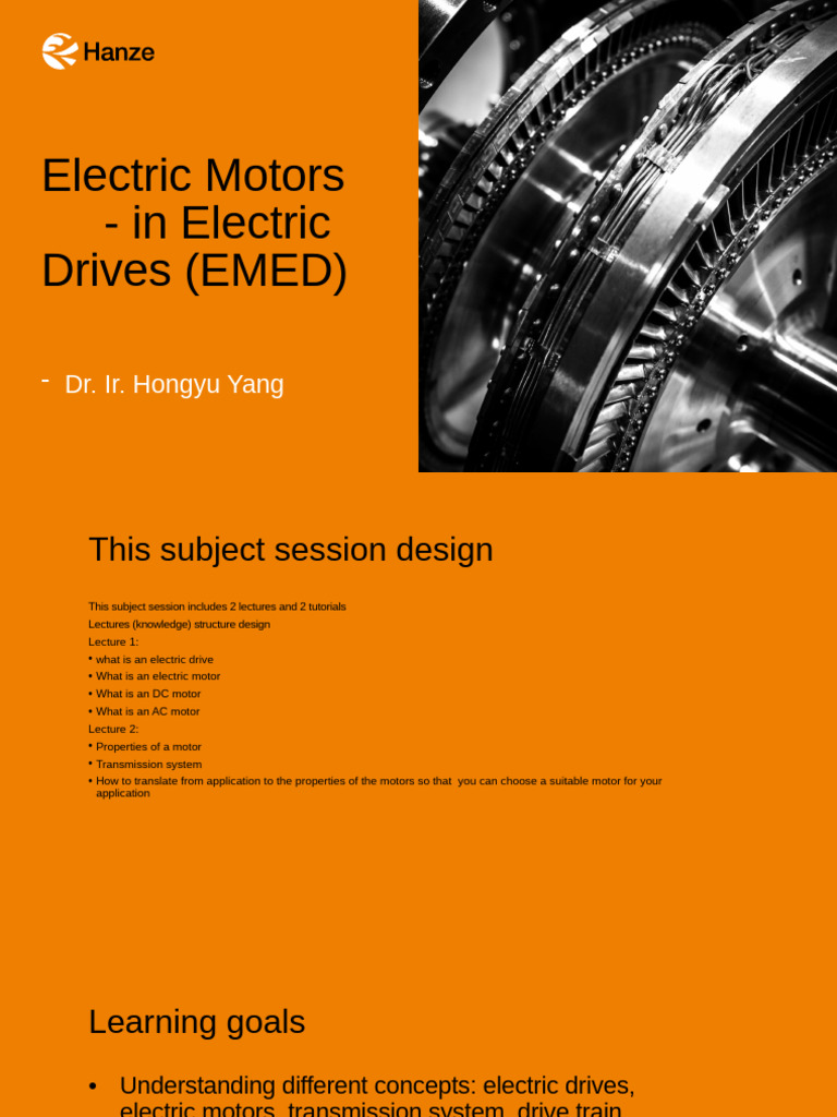 Understanding Electric Motors and Drives | PDF | Electric Motor ...