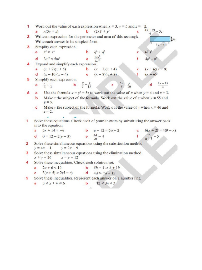 Algebra | PDF
