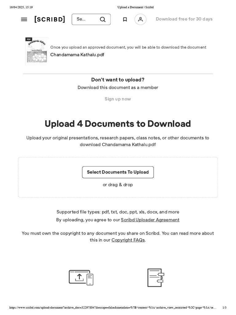 Upload A Document - Scribd1 | PDF | Scribd | Software