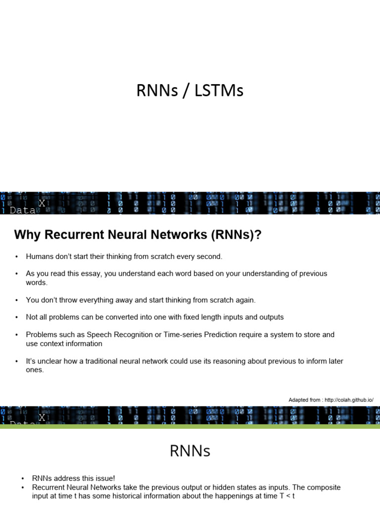 Understanding Recurrent Neural Networks | PDF | Applied Mathematics ...