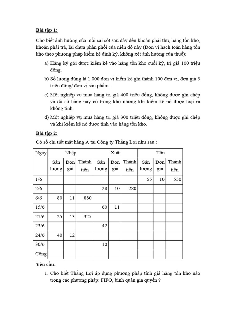 BT - Chuong 6 - KiT - HTK | PDF