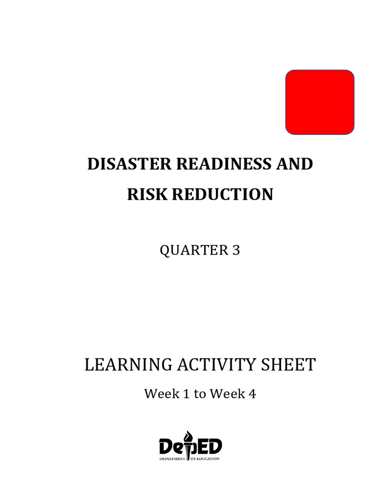 DRRR Las 1 | PDF | Hazards | Natural Disasters