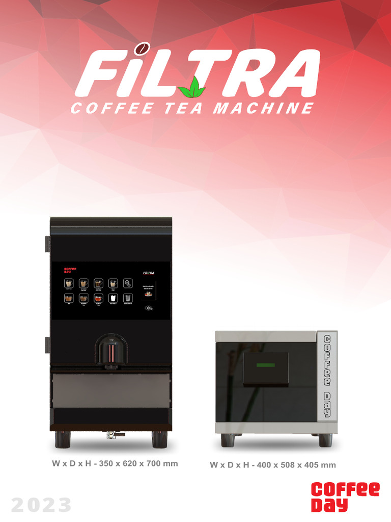 Filtra Coffee Machine Specifications | PDF