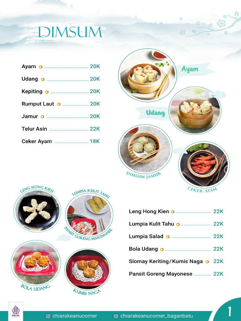Menu CKC Corner Perisai | PDF