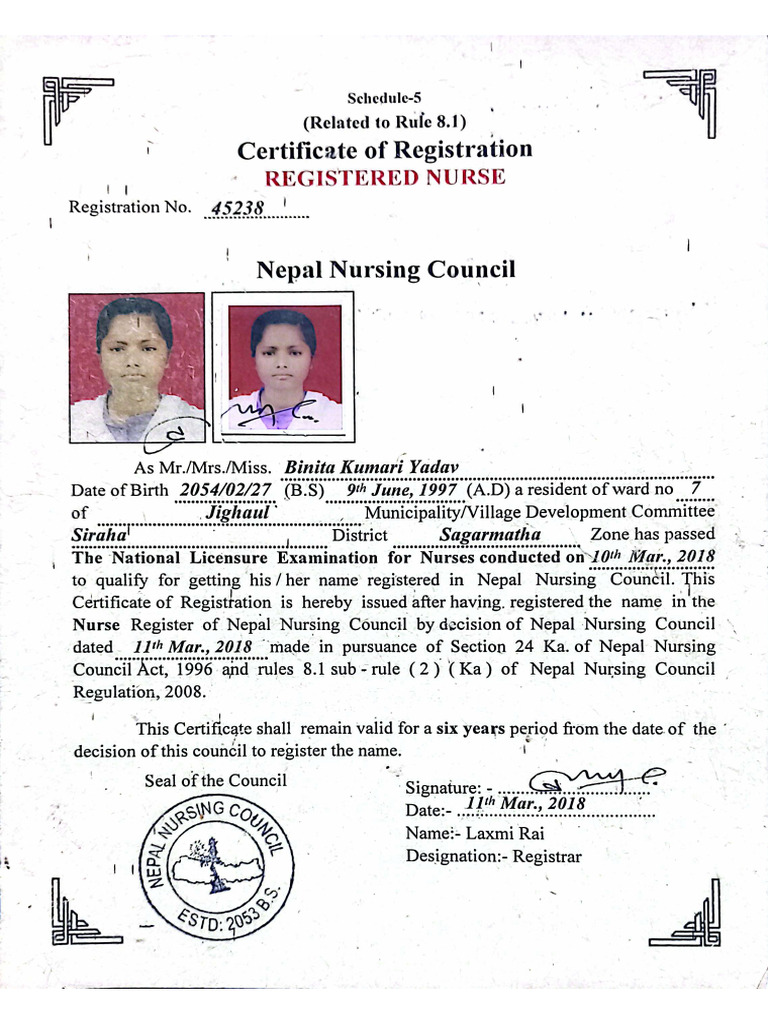 Council Certificate | PDF