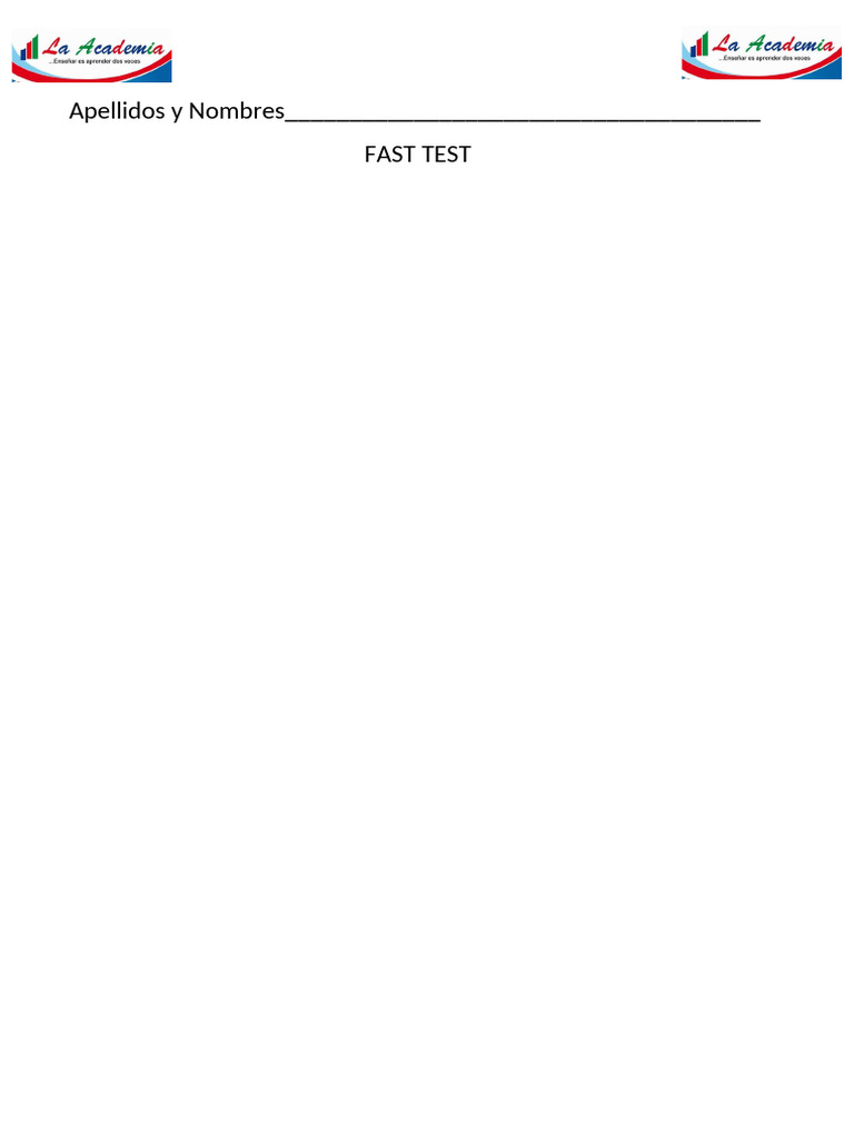Fast Test | PDF