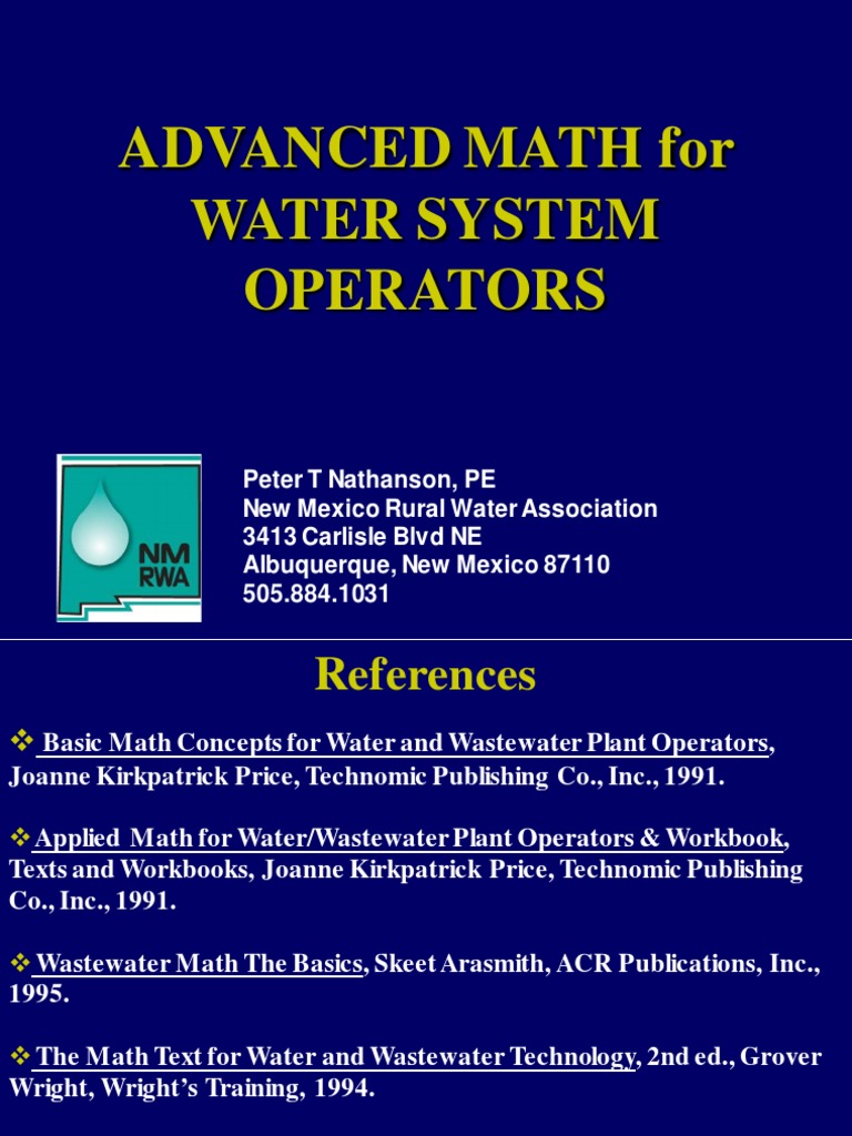 Advanced Operator Math | PDF | Horsepower | Volt