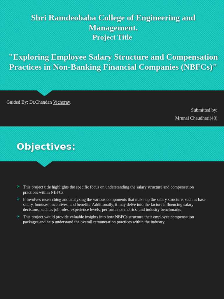 Fourth Sem Project Title PPT HRM | PDF