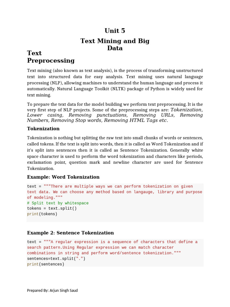 Unit 5 Machine Learning | PDF | Html | Computer Programming