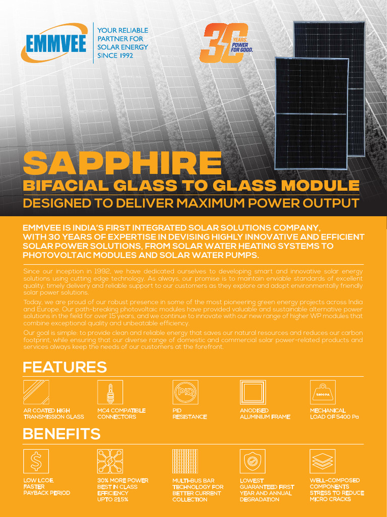 High-Efficiency Bifacial Solar Modules | PDF | Photovoltaics ...
