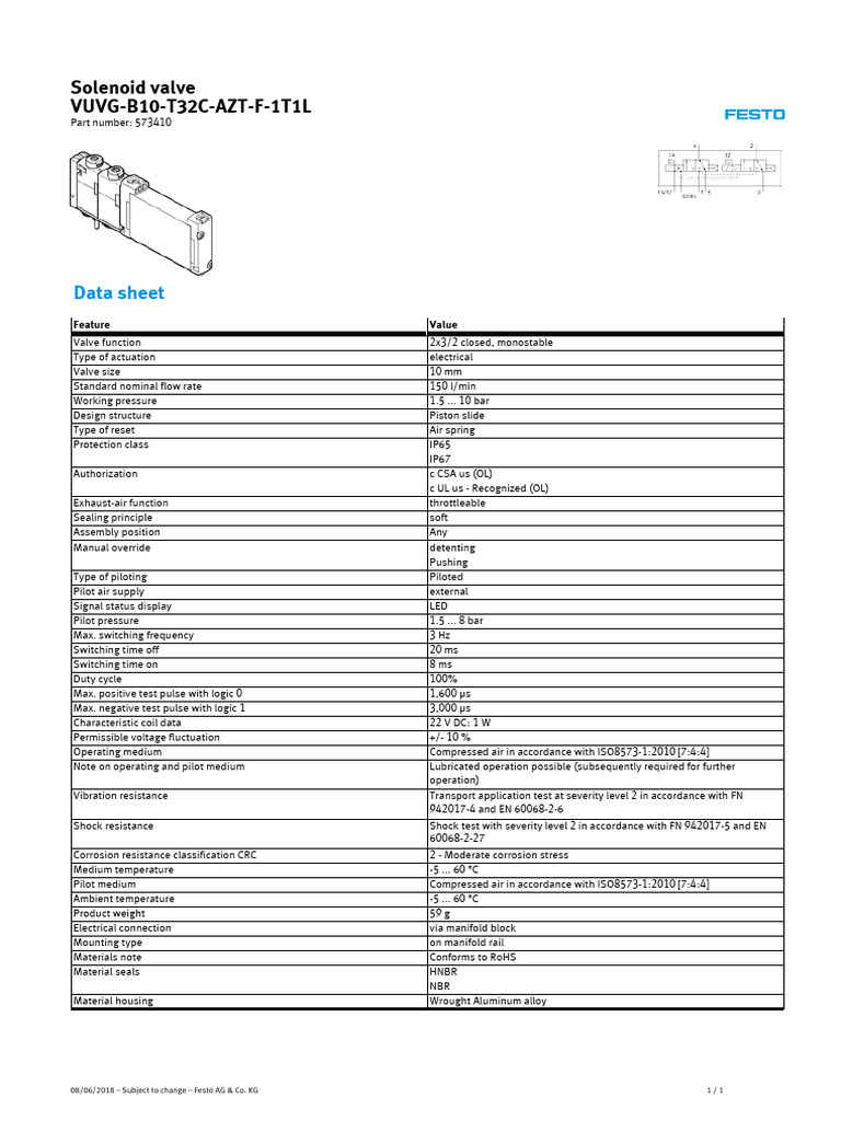 festo-vuvg-b10-t32c-solenoid-valve-data-pdf-valve-manufactured-goods