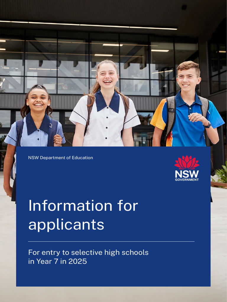 NSW Selective High School Application Guide | PDF | Gifted Education ...