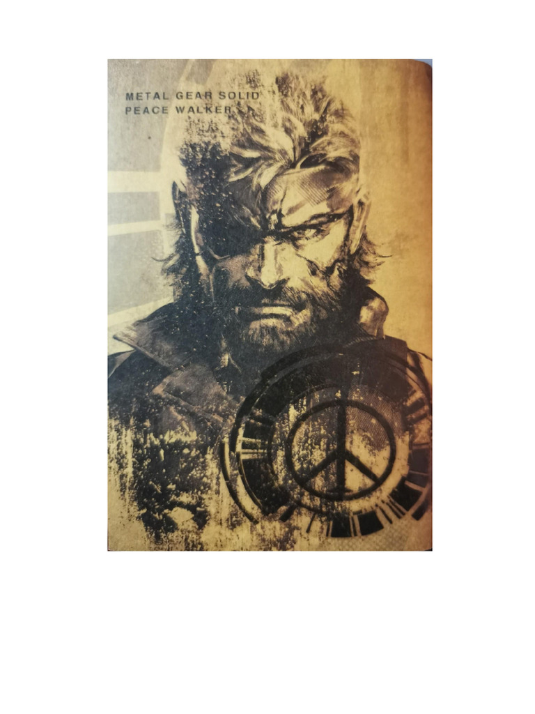 Metal Gear Solid - Peace Walker - Novel | PDF