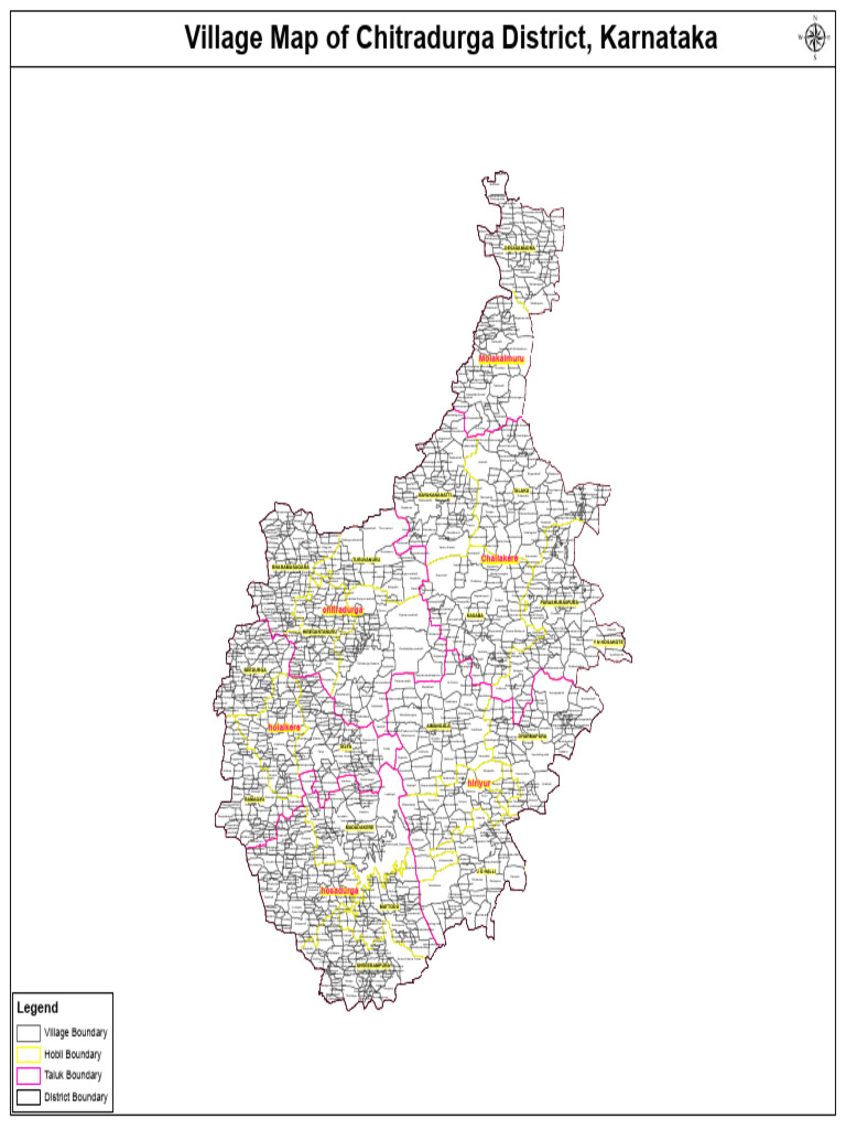 Chitradurga District Village Map | PDF