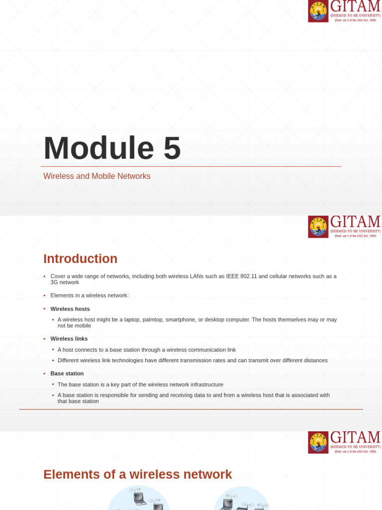 Wireless and Mobile Network Overview | PDF | Ieee 802.11 | Wi Fi