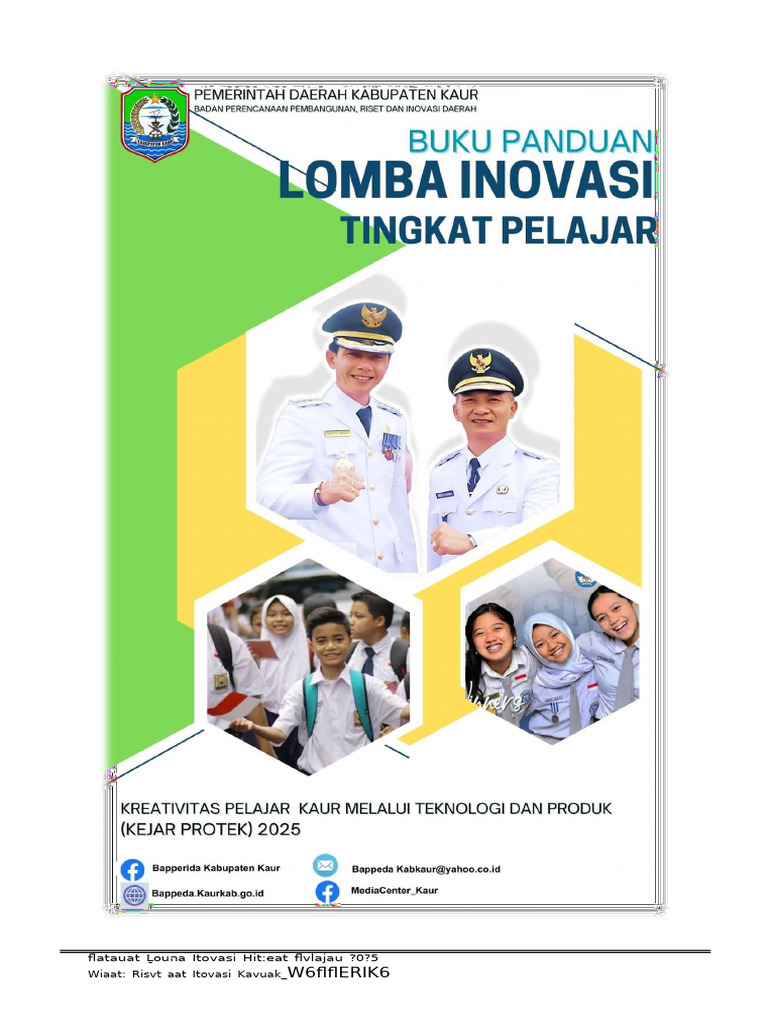 Pedoman Lomba Inovasi Pelajar Kaur 2025 | PDF